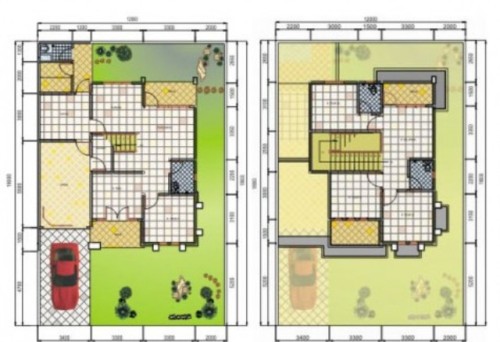 Denah Rumah Minimalis 2 Lantai | Desain Rumah Minimalis