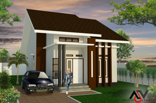 Project : Design Rumah Type 60 Perumahan CamaRHada P. Raya Tahun 2011